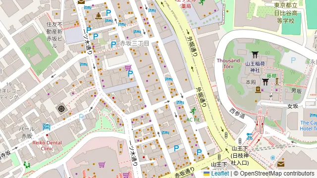 THE PUBLIC RED AKASAKAの周辺地図