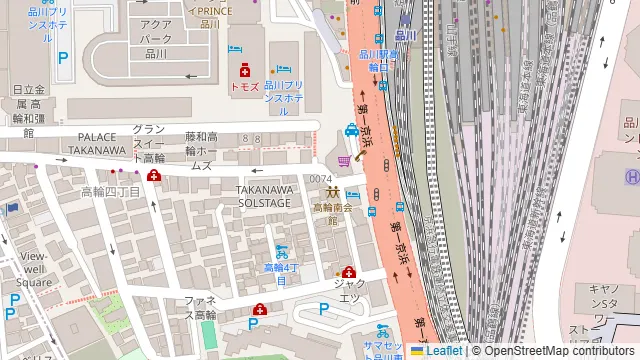 RIVERLD品川Dの周辺地図