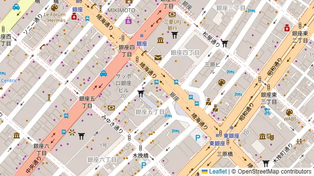 Tapas&Wine 銀座ZIONの周辺地図