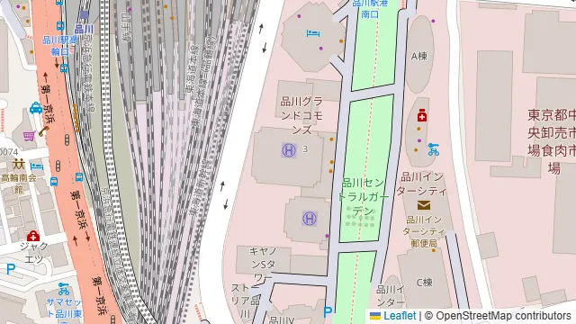ASIAN MEAT & GRILL 品川店の周辺地図