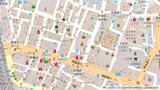 フィーユ撮影スタジオ（Fille Studio）＠西新宿の周辺地図