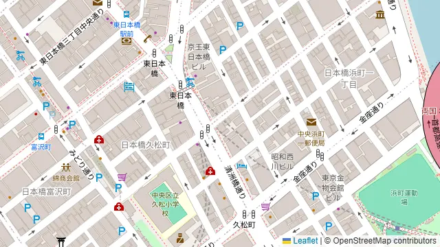 milk party 馬喰町店の周辺地図