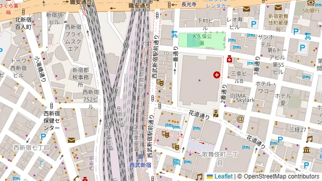 カクテル BAR COCOLOの周辺地図