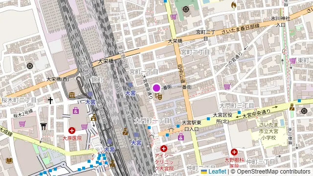秩父ホルモン焼肉 まる助 大宮一番街店の周辺地図