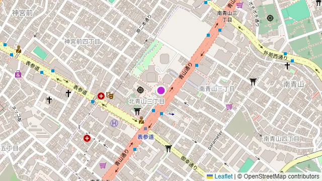 グレイドパーク 表参道の周辺地図