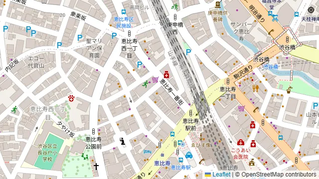 大衆居酒屋 恵比寿商店の周辺地図