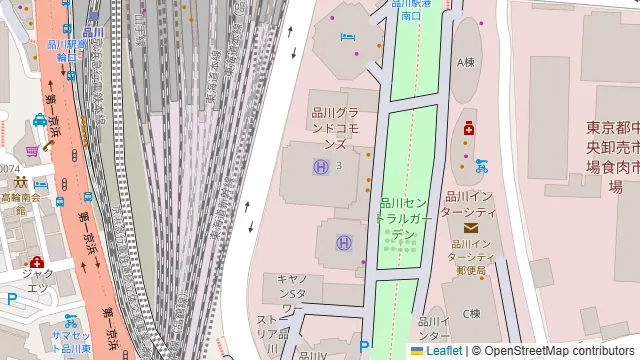 ASIAN MEAT & GRILL 品川店の周辺地図