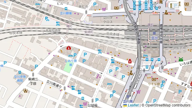 串カツ田中 立川店の周辺地図