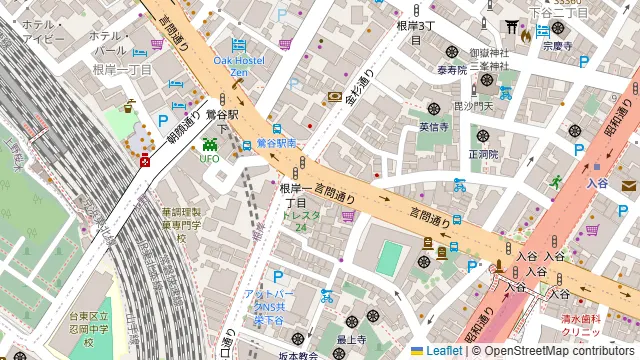 京-MIYAKO- 上野アメ横店の周辺地図