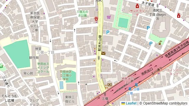 grey 三宿ラウンジの周辺地図