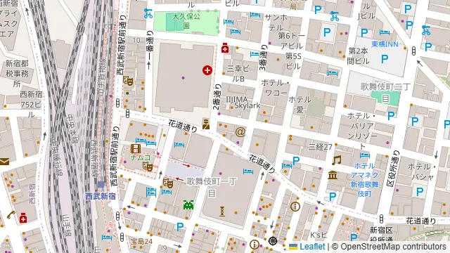 Lucaster Shinjuku storeの周辺地図