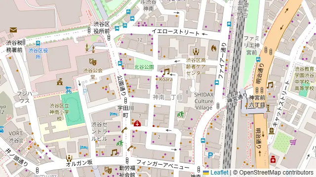 SLOTH JINNAN ROOFTOPの周辺地図