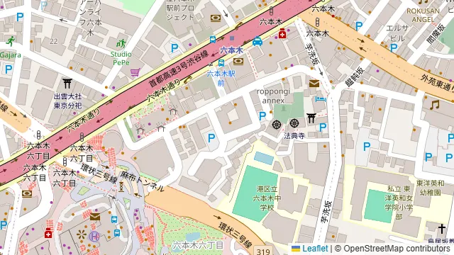 リストランテ オステリアの周辺地図