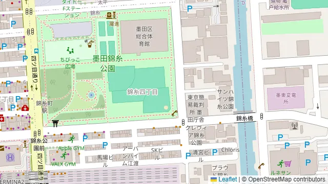 仏パリーヌ錦糸町の周辺地図