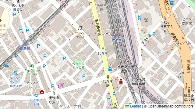 個室居酒屋 すし土風炉 代々木店の周辺地図