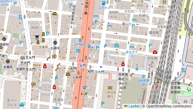 Di PUNTO 浜松町店の周辺地図