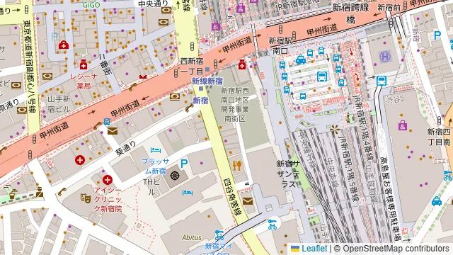 あそびごころ＠新宿店 1002号室の周辺地図