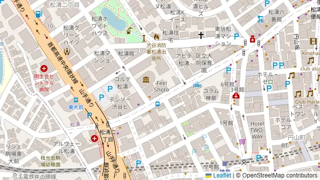 erbaの周辺地図