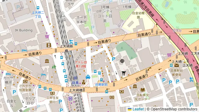 マーダル 目黒店の周辺地図