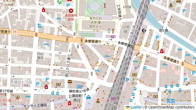 個室居酒屋 くいもの屋わん 蒲田店の周辺地図
