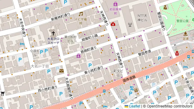 CORDUROY cafe 大名店(コーデュロイカフェ ダイミョウテン)の周辺地図