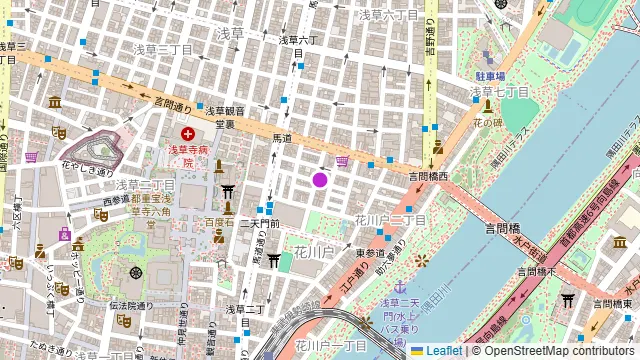 ニュープラシッダ 浅草店の周辺地図