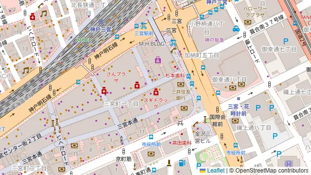 フォレストの周辺地図