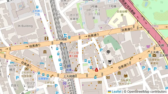 韓無量 目黒本店の周辺地図