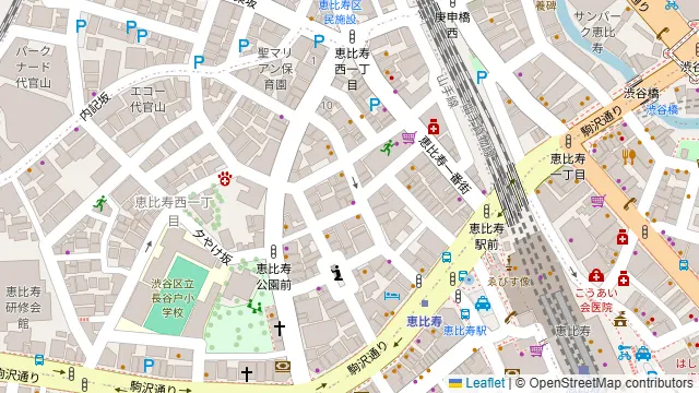 KOREAN DINING HANAの周辺地図