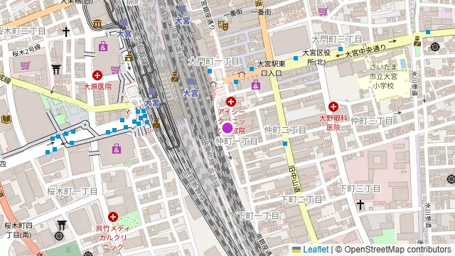 九州料理 福蔵 大宮店の周辺地図