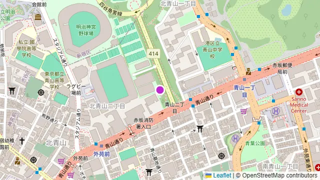 ロイヤルガーデンカフェ青山の周辺地図