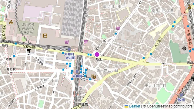 創作イタリアン ちゃぶっとりあ 大井町の周辺地図