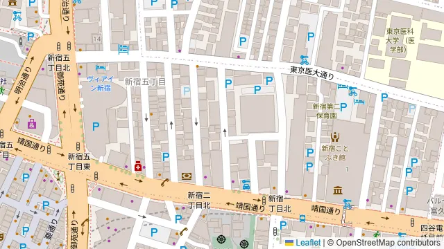 KS9 新宿の周辺地図