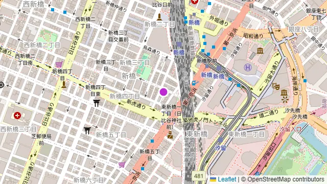 BAR PIPOPIPO 新橋の周辺地図