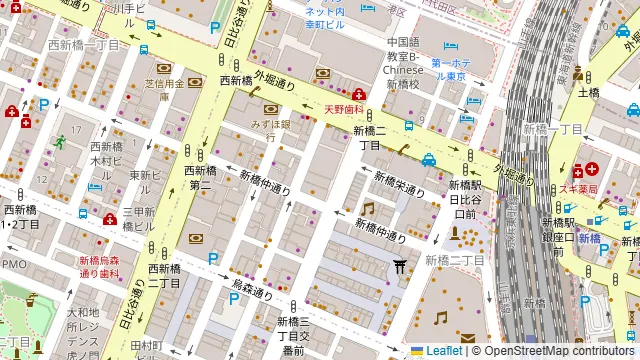 Darts UP(ダーツ アップ)新橋2号店の周辺地図
