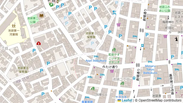ダイマスの周辺地図