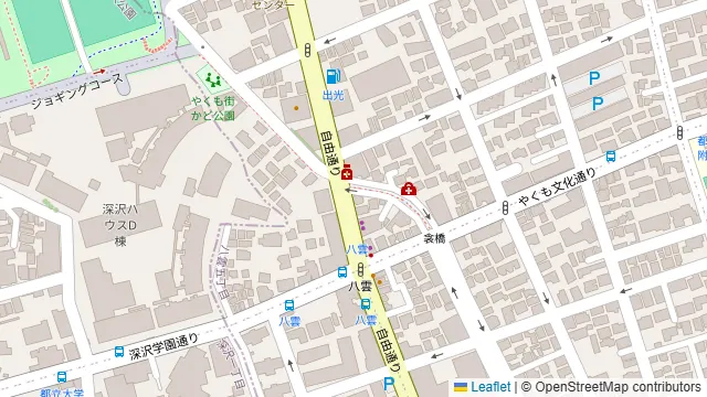 アメリカンクラブハウス 都立大学店の周辺地図