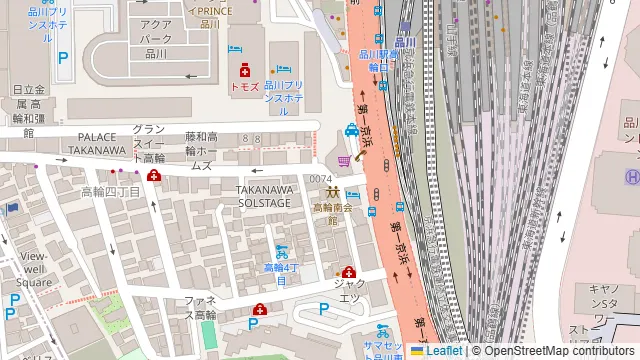 RIVERLD品川Aの周辺地図