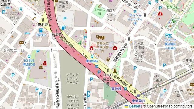 BATON 東池袋店の周辺地図