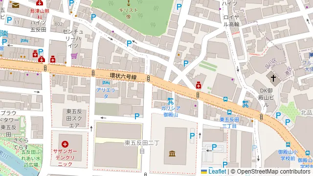 Luxuryスペース 五反田の周辺地図