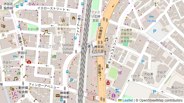 TWELVE On The Parkの周辺地図