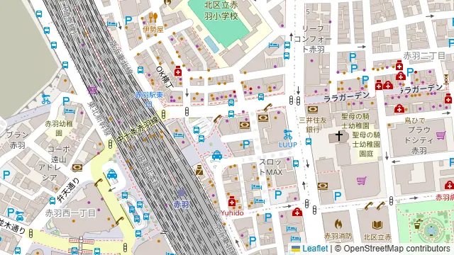 個室居酒屋 もてなし屋 赤羽店の周辺地図