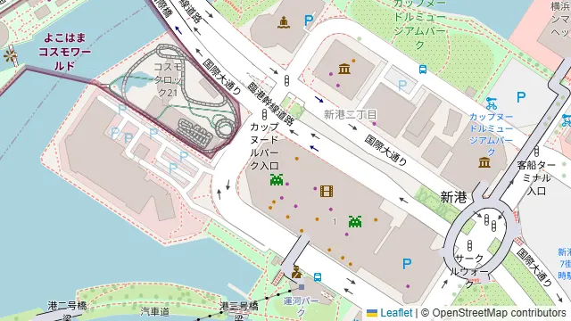 美食米門 横浜の周辺地図