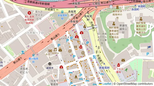 Darts UP(ダーツ アップ)赤坂見附店の周辺地図