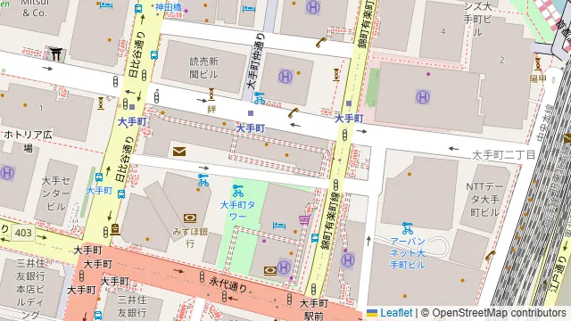 銀座ライオン 大手町ビル店の周辺地図