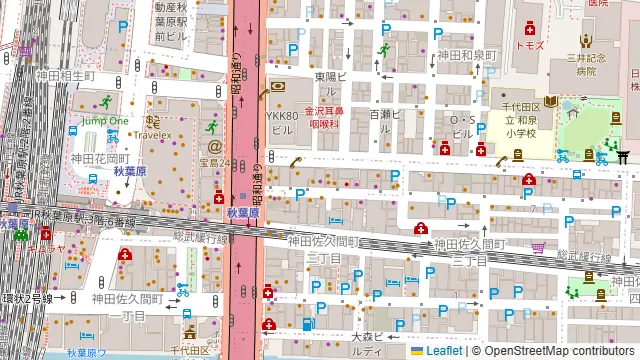 秋葉原ダイニング ラフィーネの周辺地図