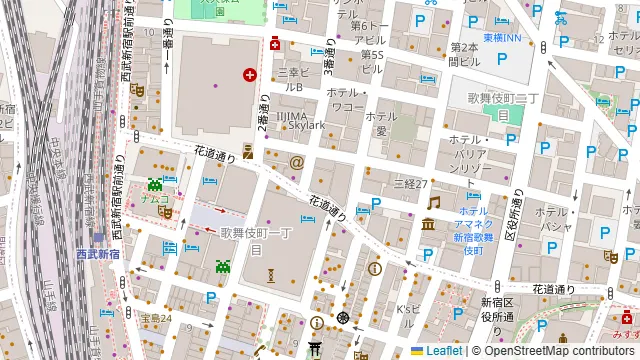 THE27CLUBの周辺地図