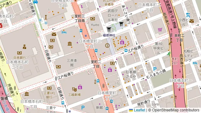 Che Voglia!(ケ ヴォーリア!)三越前コレド室町1の周辺地図