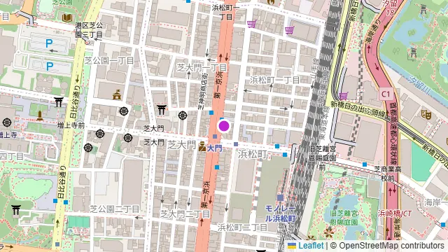 丸一酒場 浜松町店の周辺地図