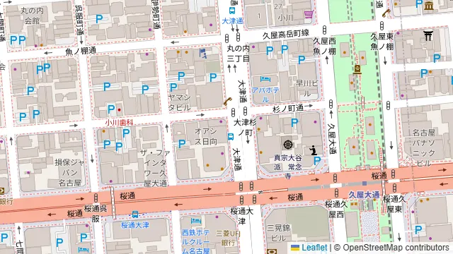 WSC SPORTS LOUNGEの周辺地図